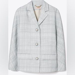 NWT Tory Burch Printed Twill Crepe Jacket